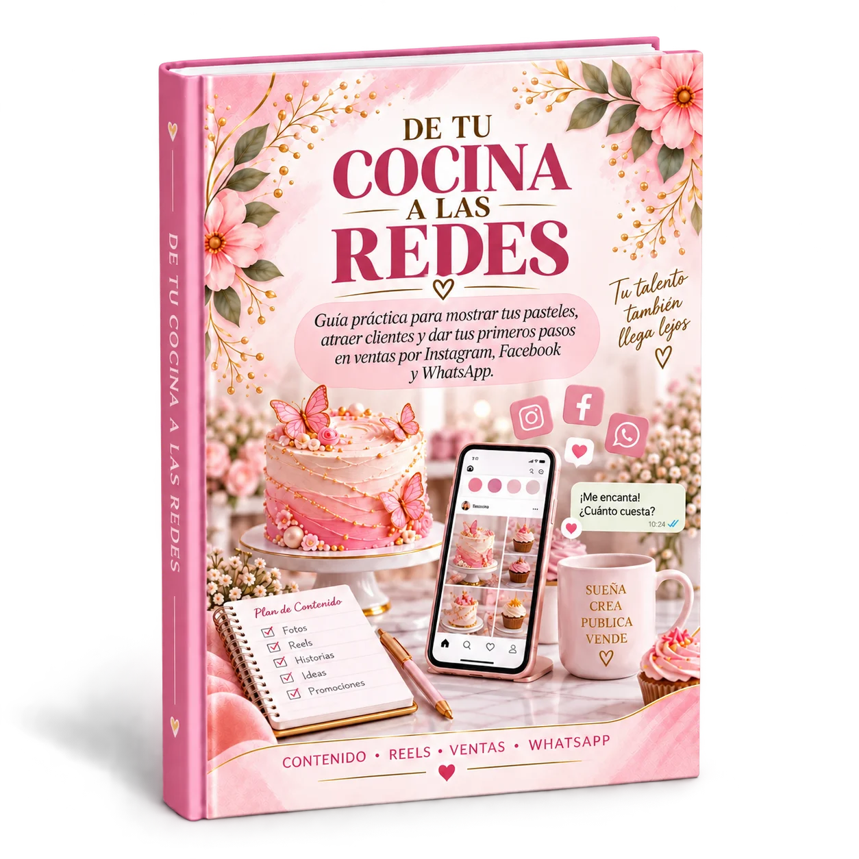 Mockup de De tu cocina a las redes