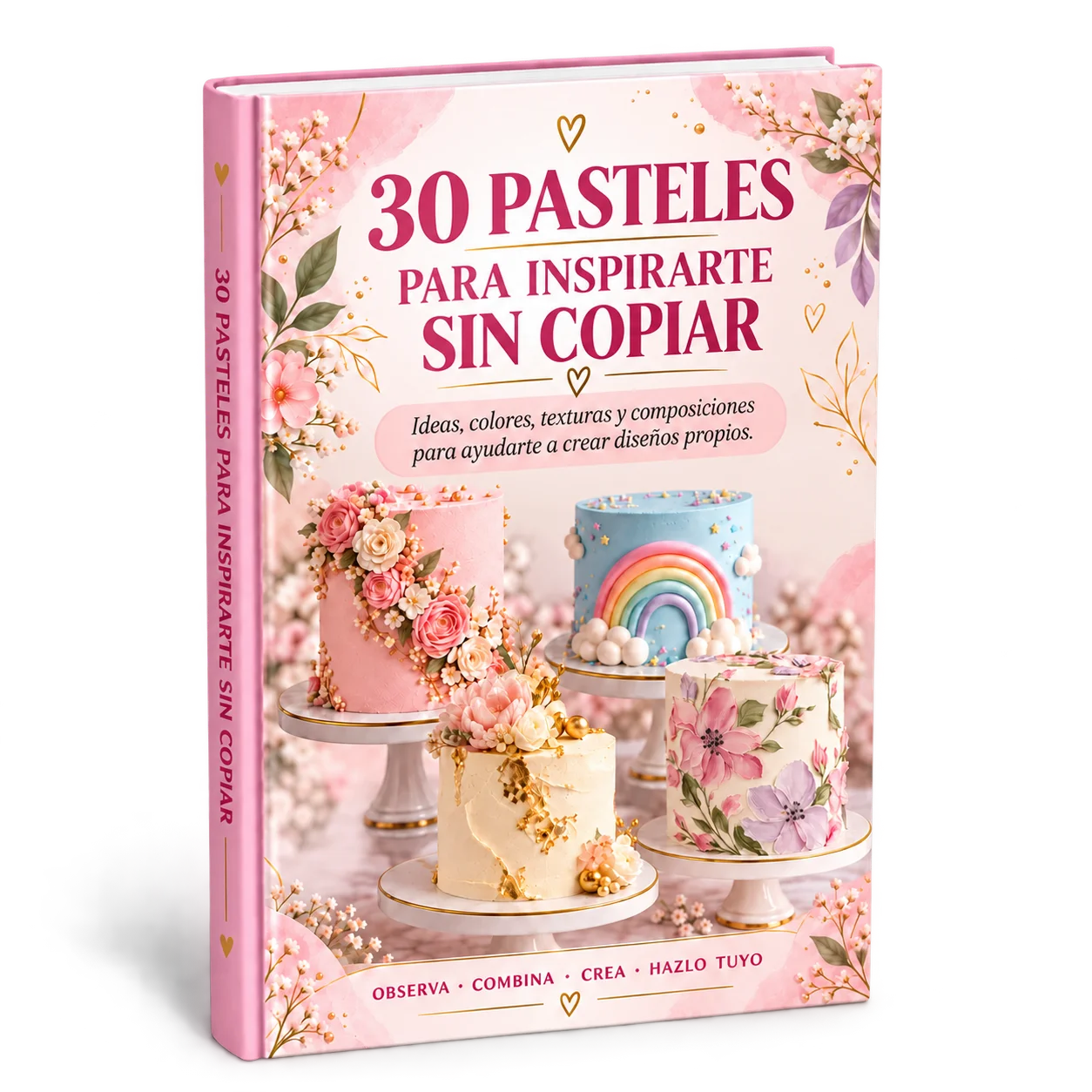 Mockup de 30 pasteles para inspirarte sin copiar